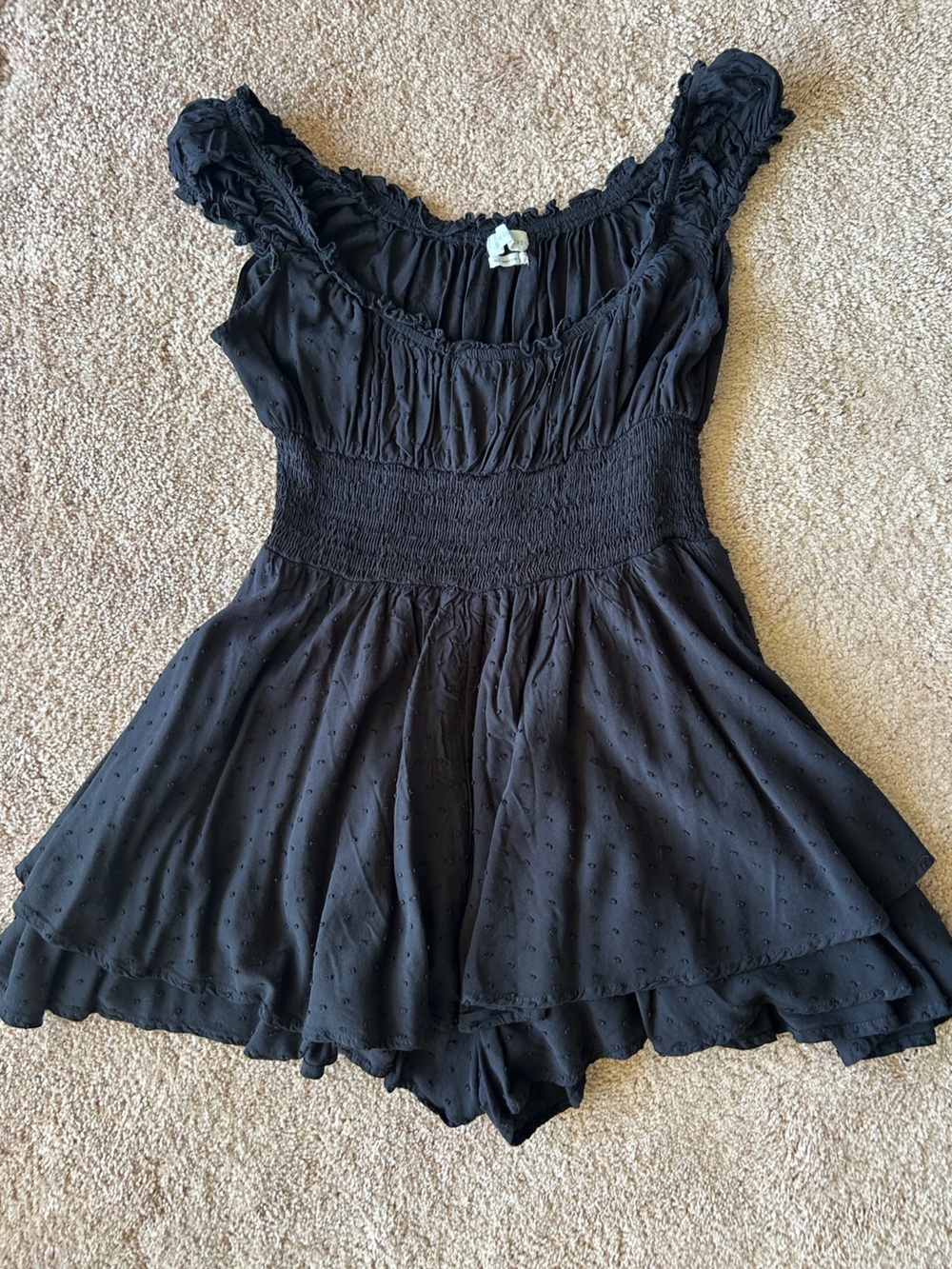 Urban Outfitters Black Mini Dress Romper